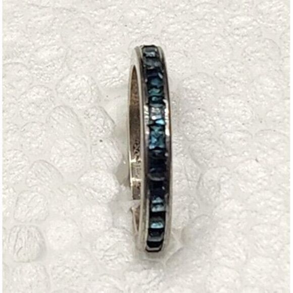 LEGI 925 sterling silver eternity band ring‎ size 4 - Picture 11 of 15